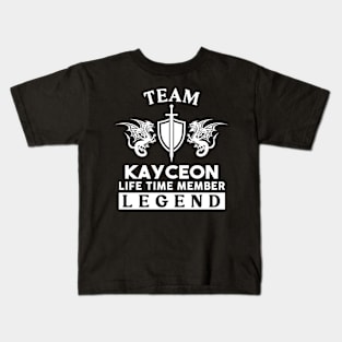 Kayceon Name T Shirt - Kayceon Life Time Member Legend Gift Item Tee Kids T-Shirt